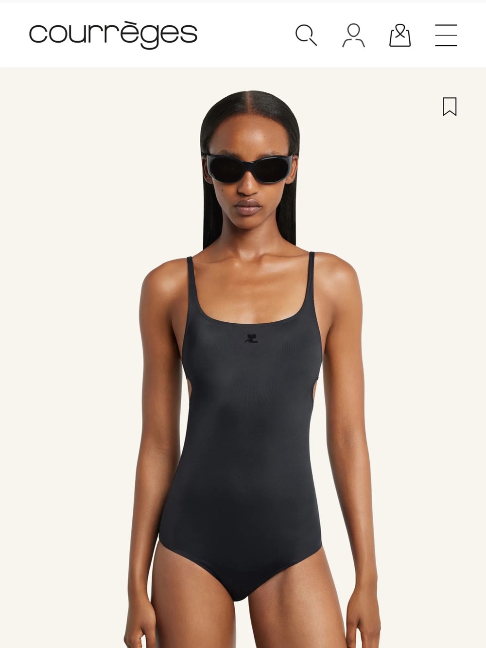 NWT Courreges swimsuit/bodysuit